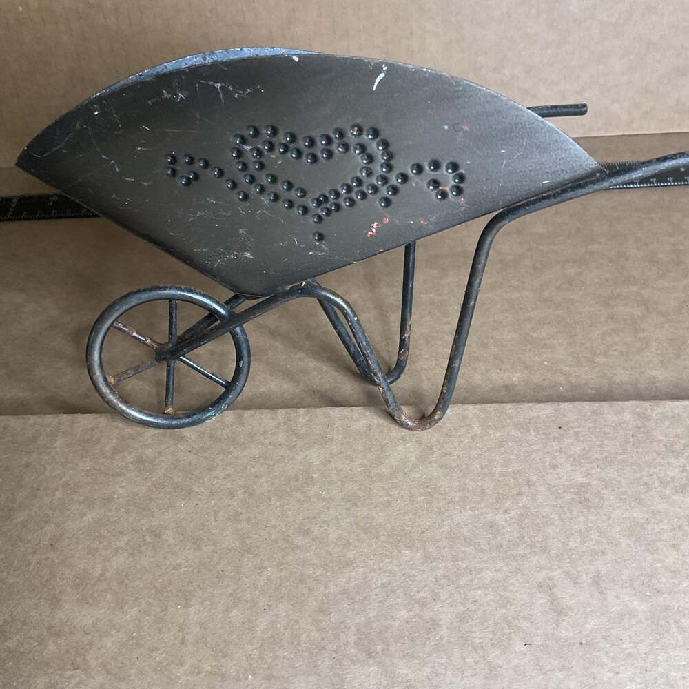 Vintage Home Interiors Wheel Barrel